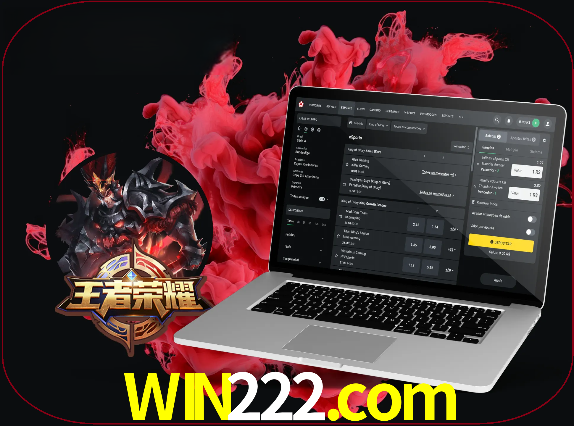 Um jogo global que conquistou os corações dos utilizadores de todo o mundo e que foi desenvolvido na China está disponível no win222.